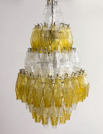 Mid-Century Murano Glass Chandelier 