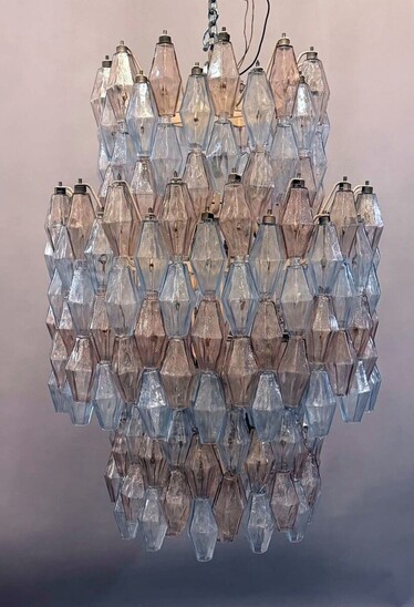 Mid-Century Murano Glass Chandelier 