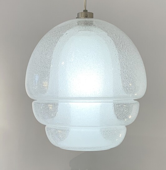 Mid-Century Murano glass suspension by Carlo Nason for Mazzega - Italy 1960s