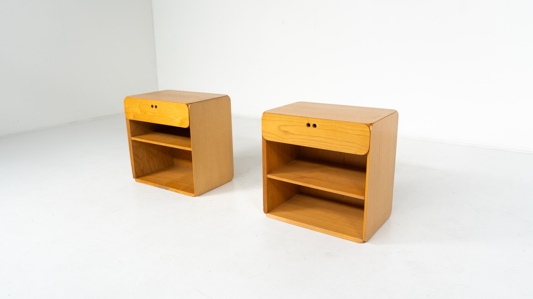 Mid-Century Nightstands/ Sidetables by Derk Jan de Vries for Domus, 1960s