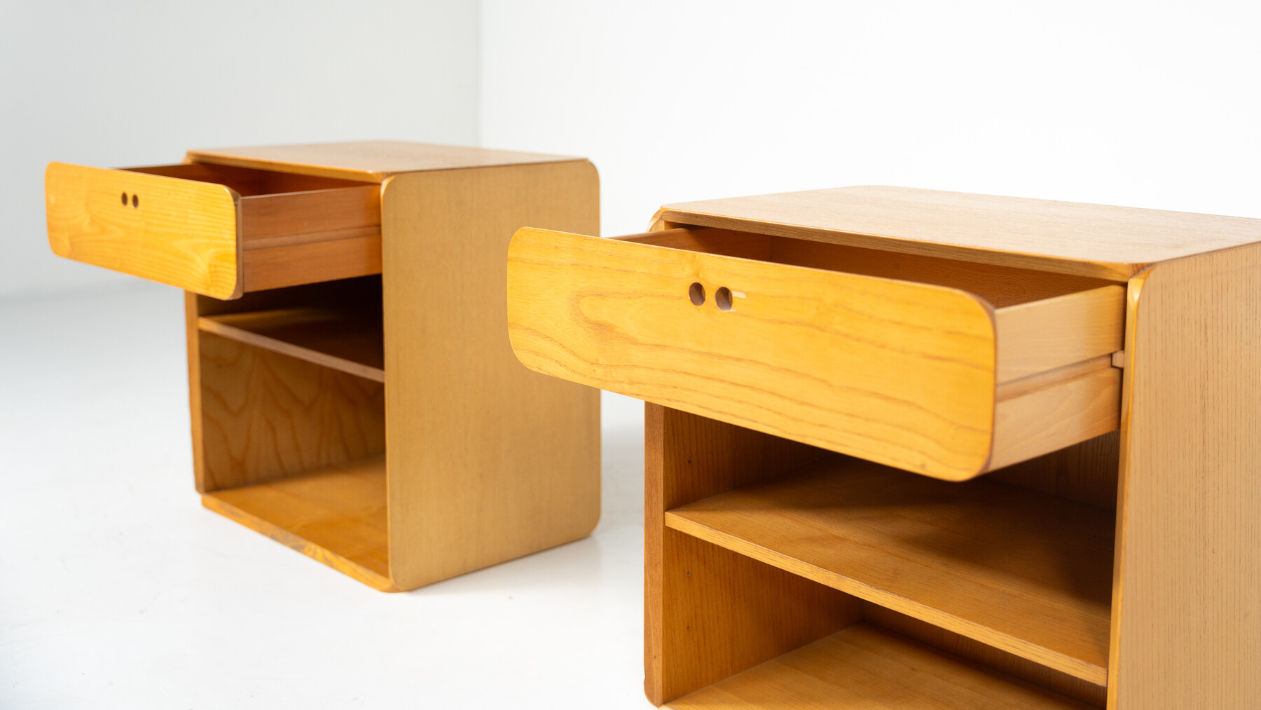 Mid-Century Nightstands/ Sidetables by Derk Jan de Vries for Domus, 1960s