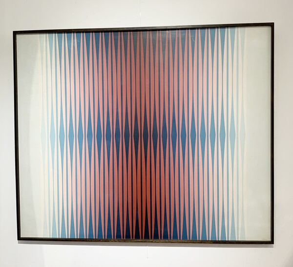 Mid-century oil on canvas by Dordevic Miodrag - Serbia 1970s