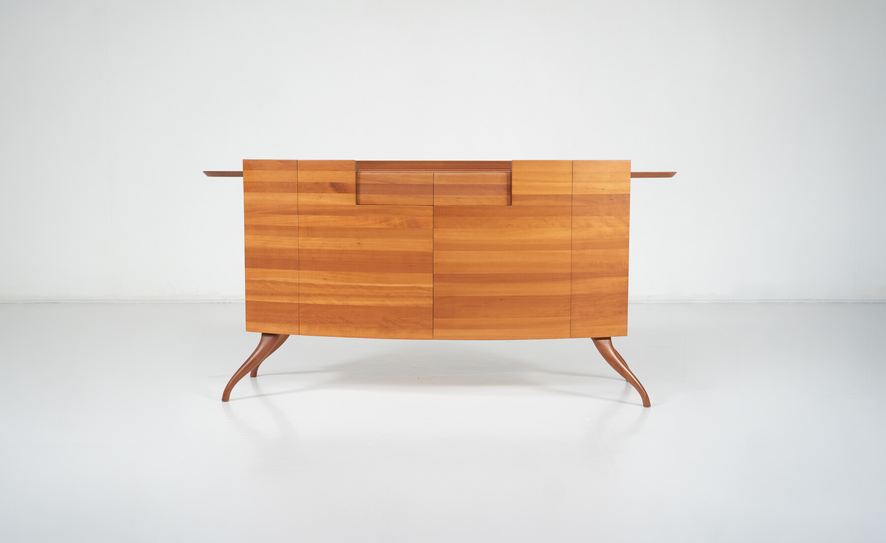 Mid-Century Oval Sideboard by Ceccotti Collezioni