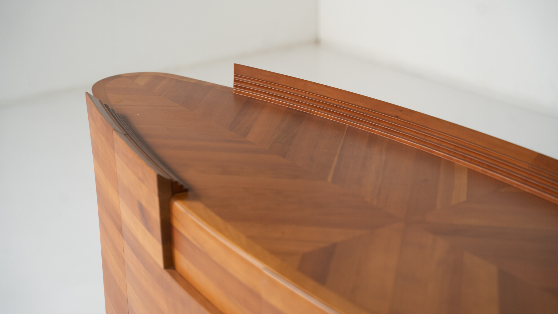Mid-Century Oval Sideboard by Ceccotti Collezioni