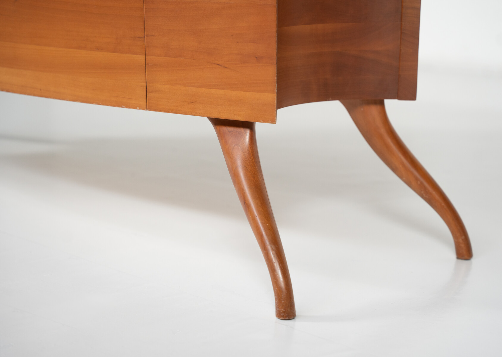 Mid-Century Oval Sideboard by Ceccotti Collezioni