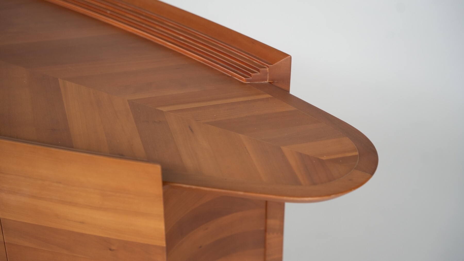 Mid-Century Oval Sideboard by Ceccotti Collezioni