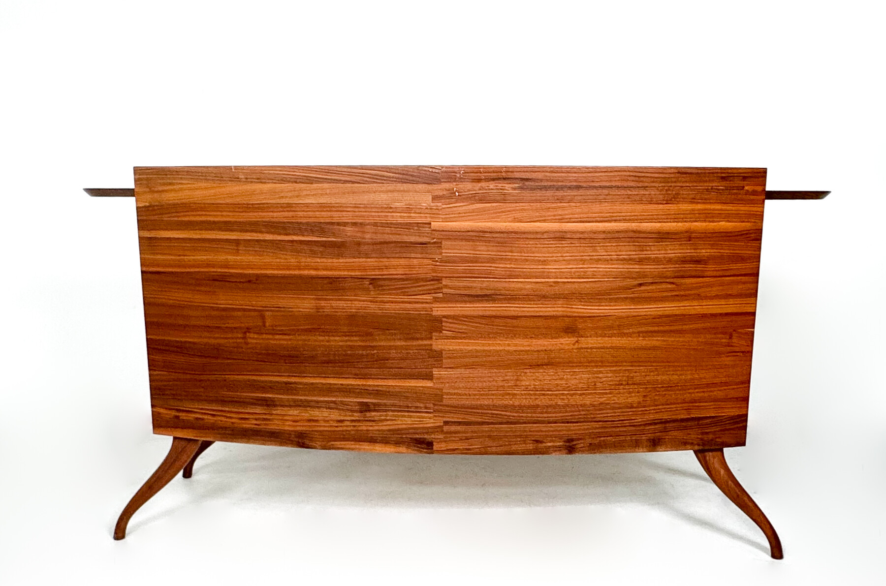 Mid-Century Oval Sideboard by Cecotti Collezioni