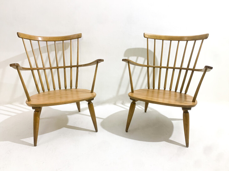 Mid-Century Pair of Altheim Armchairs by Franz Schuster for Wiesner-Hager,1950s