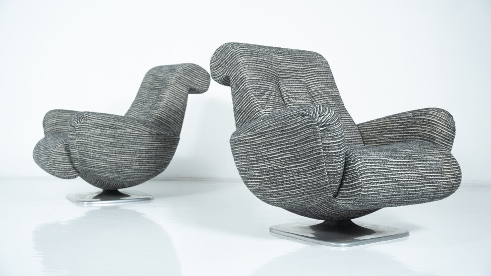 Mid-Century Pair of Armchairs, 1960s