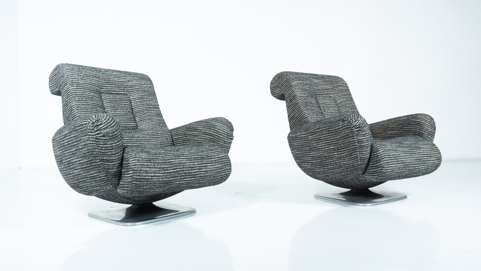 Mid-Century Pair of Armchairs, 1960s
