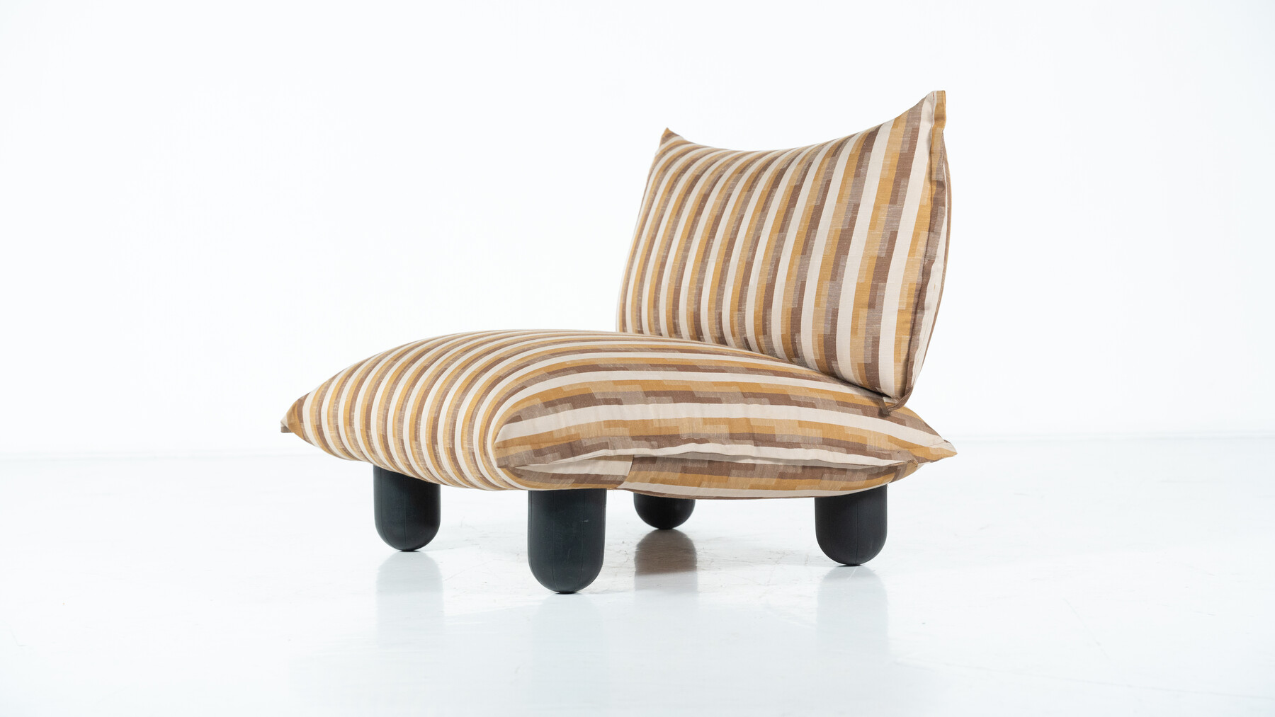 Mid-Century Pair of Armchairs, Dall Oca, 1970s