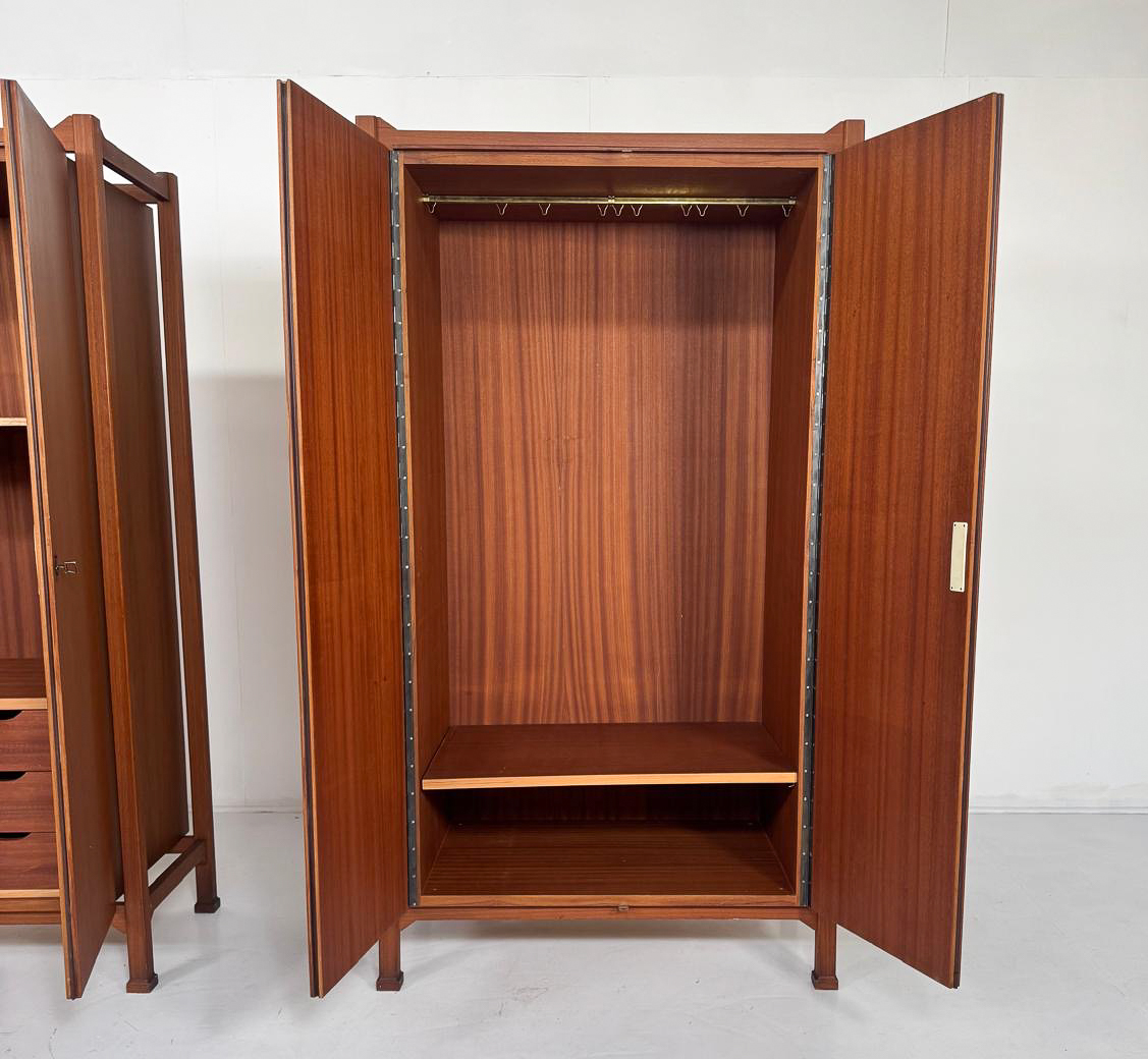 Mid-Century Pair of Wardrobes, Italy, 1960s