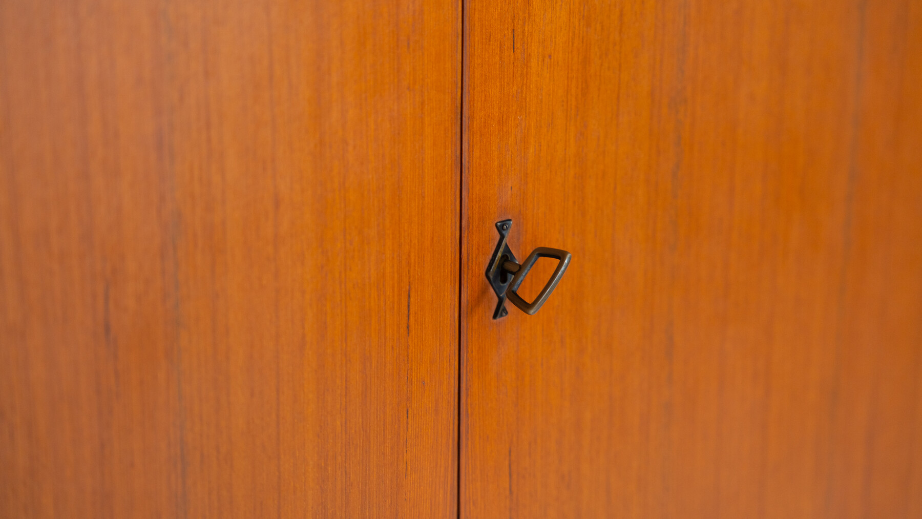 Mid-Century Pair of Wooden Wardrobes, Italy, 1960s