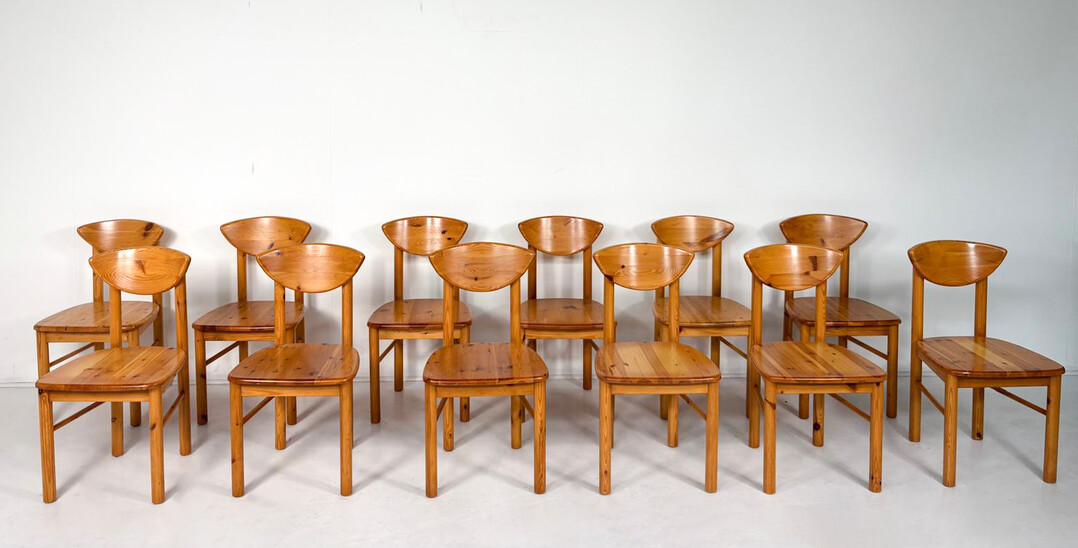 Mid-Century Pine Dining Chairs by Rainer Daumiller, Denmark, 1970s