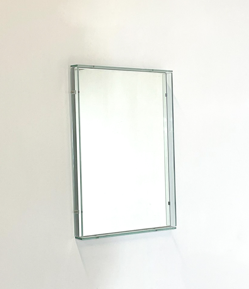 Mid-Century Rectangular Mirror Model 2014 by Max Ingrand for Fontana Arte, 1960