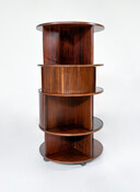 Mid-Century Revolving Bookcase with Shutters attributed to Gianfranco Frattini, 1860s