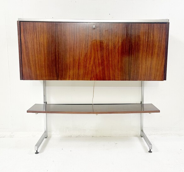 Mid-century rosewood bar - Belgium 1960s