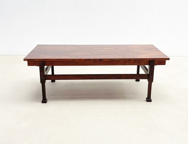 Mid-century rosewood extendable coffee table - Italy 1960s