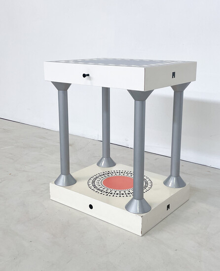 Mid-Century Side Table/ Nighstand by Alessandro Mendini, Italy