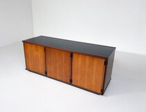 Mid-Century Sideboard by Gianfranco Frattini, Wood, Italy, 1970s