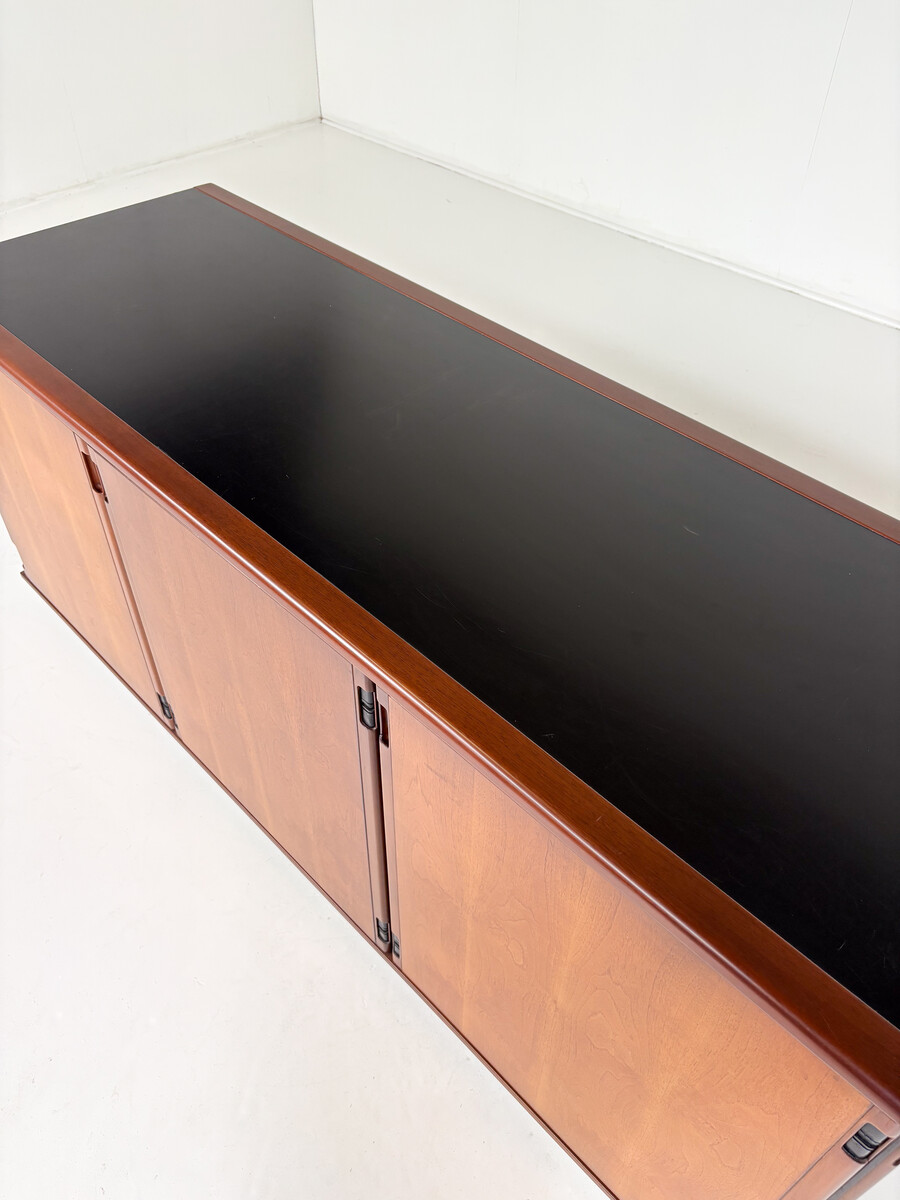 Mid-Century Sideboard by Gianfranco Frattini, Wood, Italy, 1970s