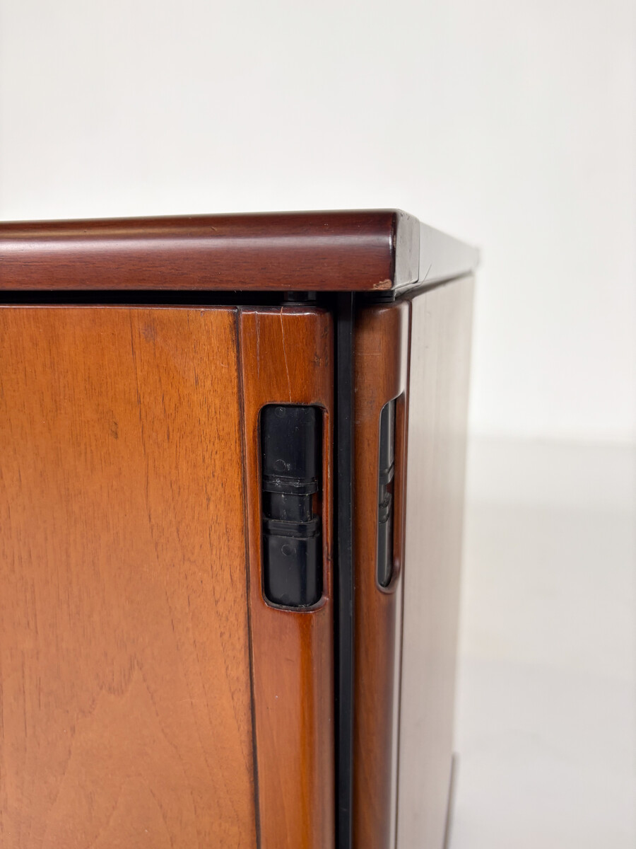 Mid-Century Sideboard by Gianfranco Frattini, Wood, Italy, 1970s