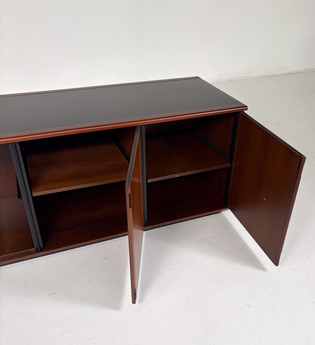 Mid-Century Sideboard by Gianfranco Frattini, Wood, Italy, 1970s