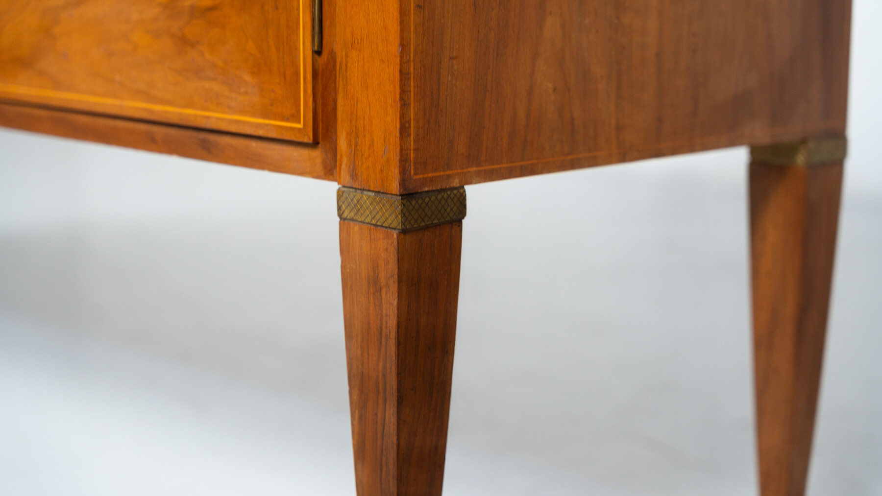 Mid-Century Sideboard by Paolo Buffa ,Wood and Marble, Italy, 1950s