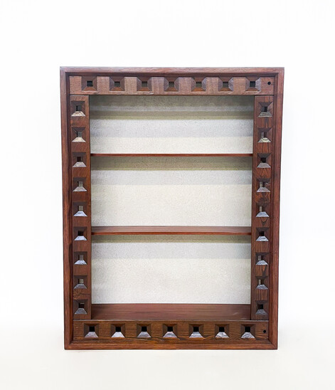 Mid-Century Small Bookcase by Guiseppe Rivadossi, 1970s