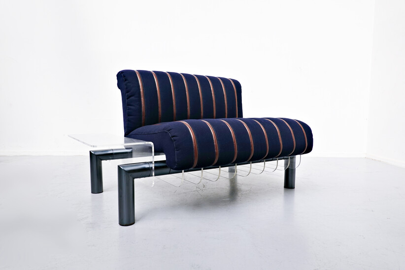 Mid-century small sofa by Nicola Trussardi - Italy 1983