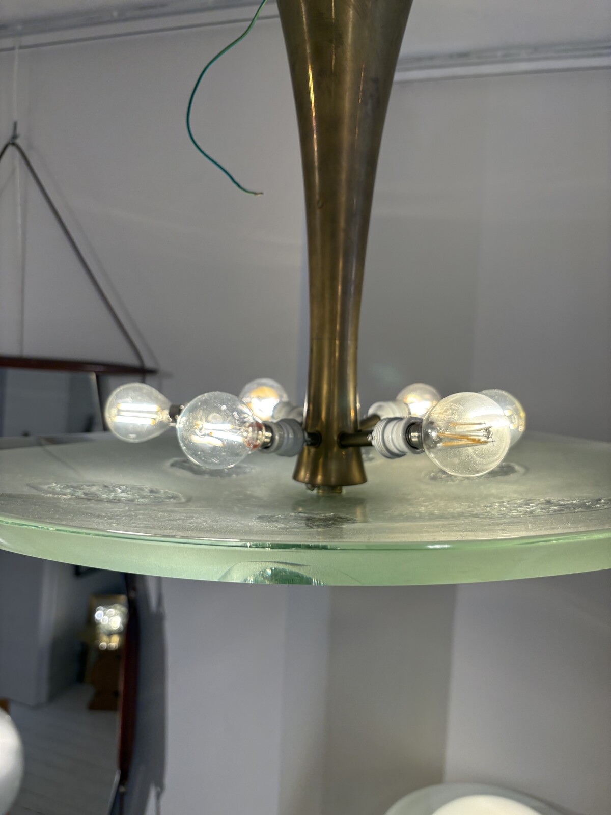 Mid-Century Suspension 1748 by Max Ingrand for Fontana Arte, Italy