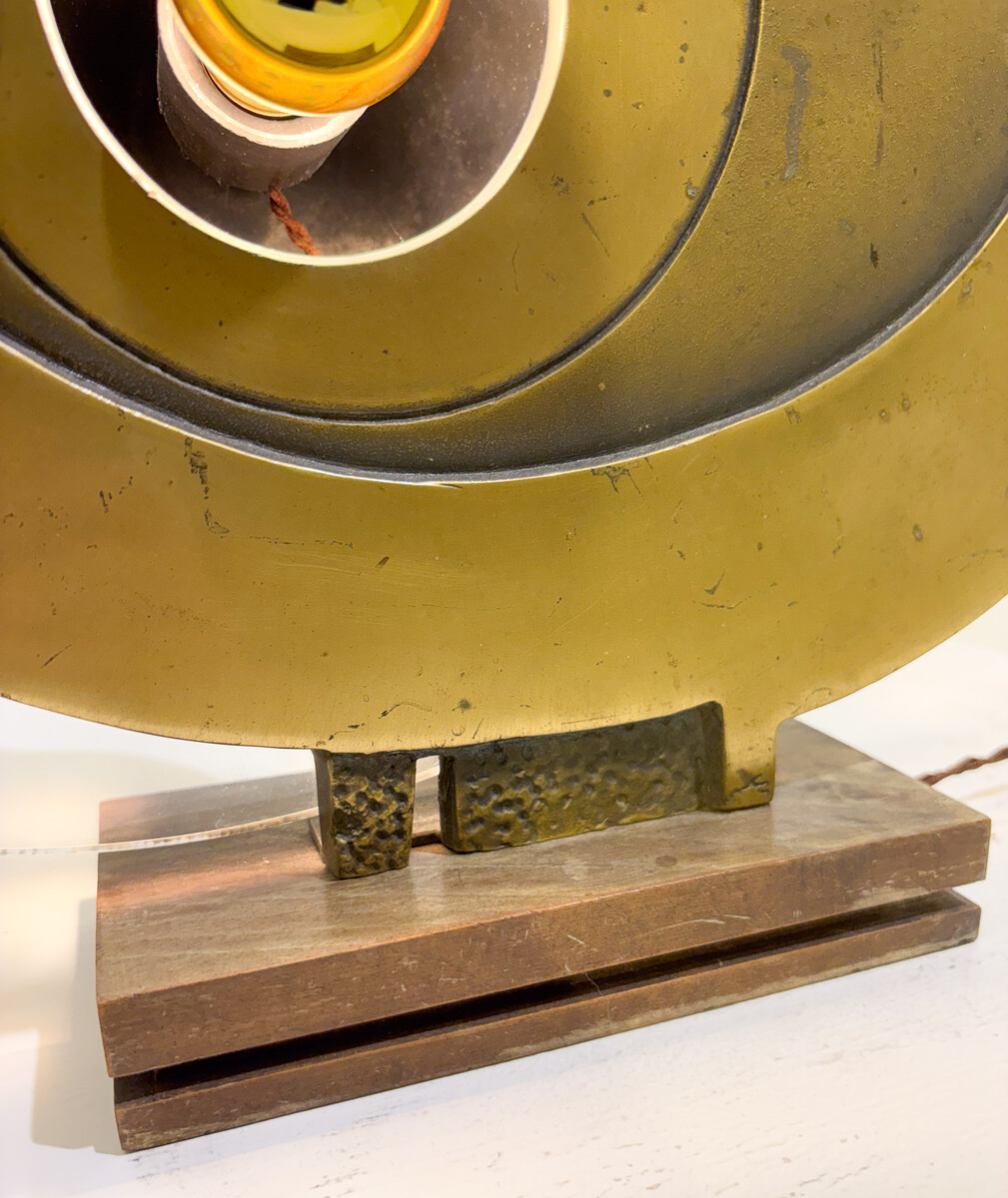Mid-Century Table Lamp by Guiseppe Calanoci, Italy, 1970s