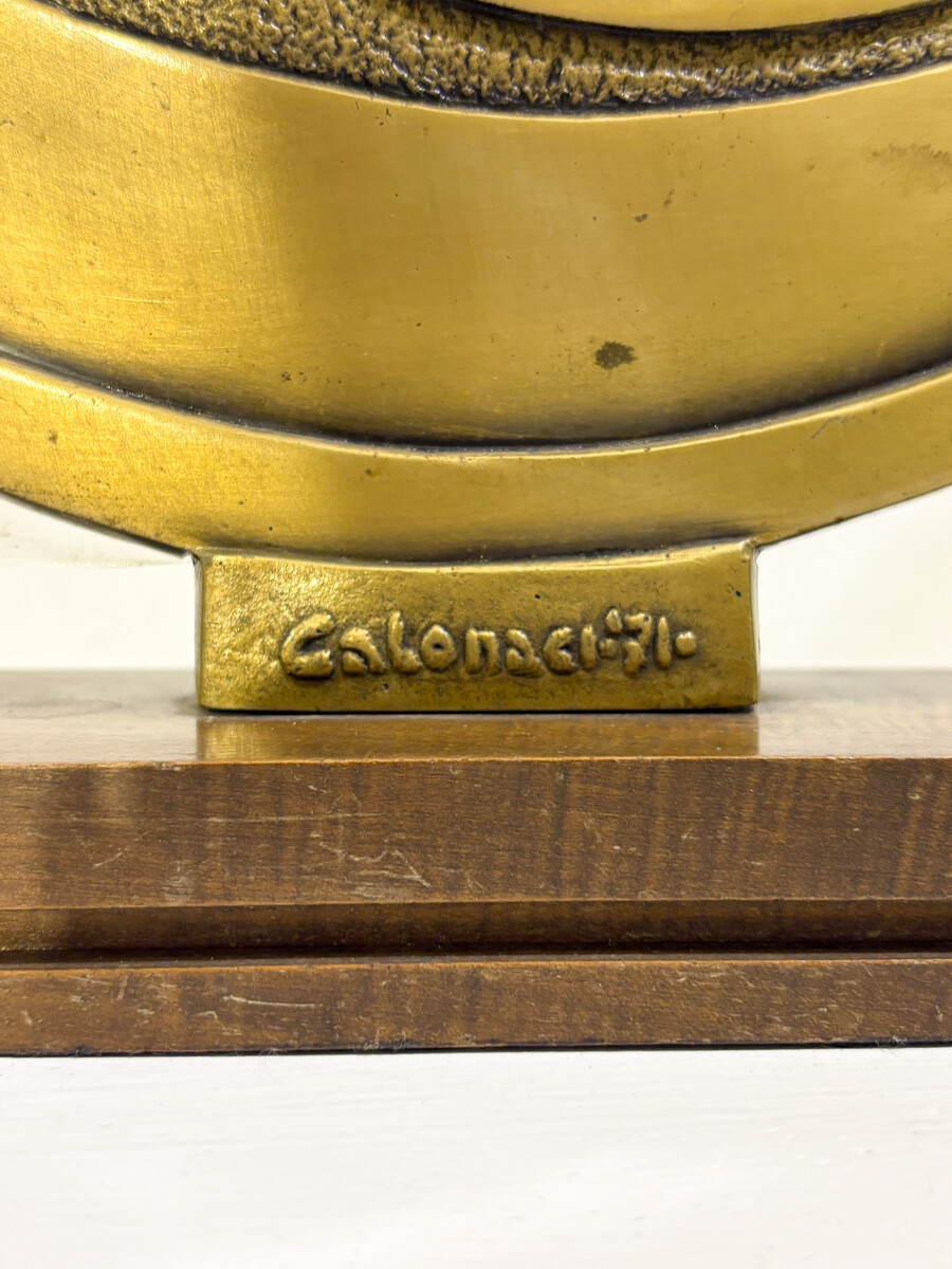 Mid-Century Table Lamp by Guiseppe Calanoci, Italy, 1970s