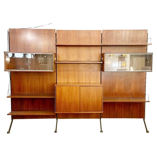 Mid-Century teak Wall Unit by Ico Parisi - Italy 1960s