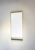 Mid-Century Wall Mirror By Ettore Sottsass, Santambrogio e De Berti, 1950s