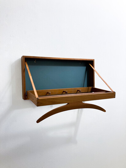 Mid-Century WallValet by Adam Hoff & Poul Østergaard for Virum Møbelsnedkeri, 1960s