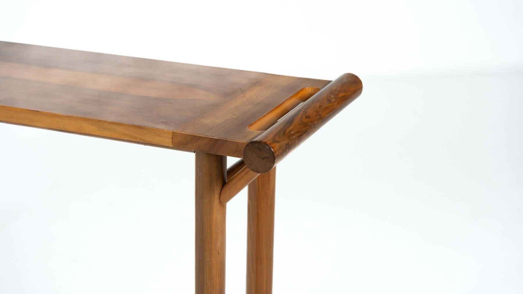 Mid century walnut console 