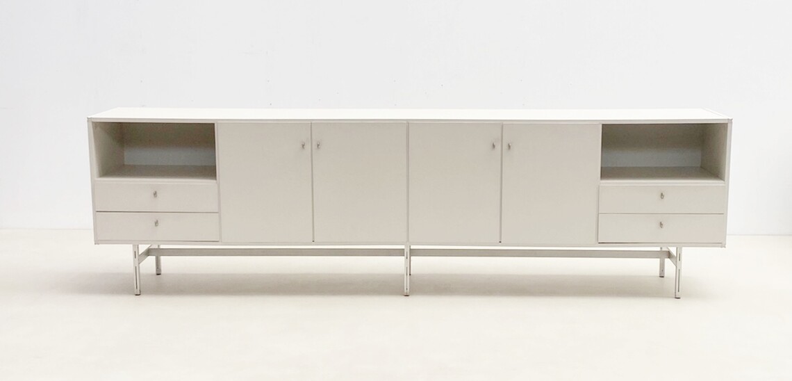 Mid-century white sideboard by Horst Brüning - Germany 1960s