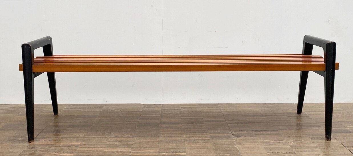 Mid-century wooden bench - Italy 1950s
