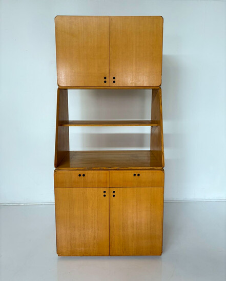 Mid-Century Wooden Cabinet by Derk Jan de Vries, 1960s