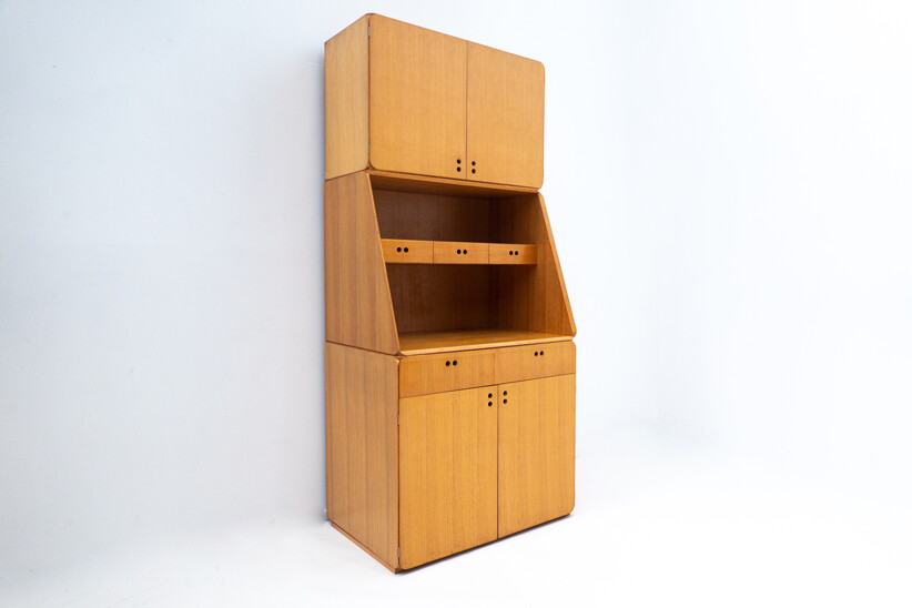 Mid-century Wooden Cabinet by Derk Jan de Vries - The Netherlands 1960s- 2 Available
