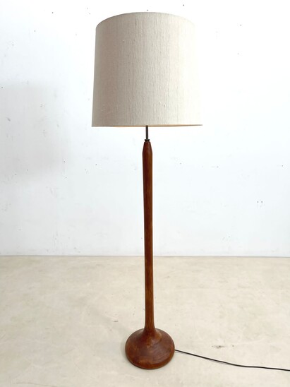 Mid-century wooden floor lamp - Italy 1960s