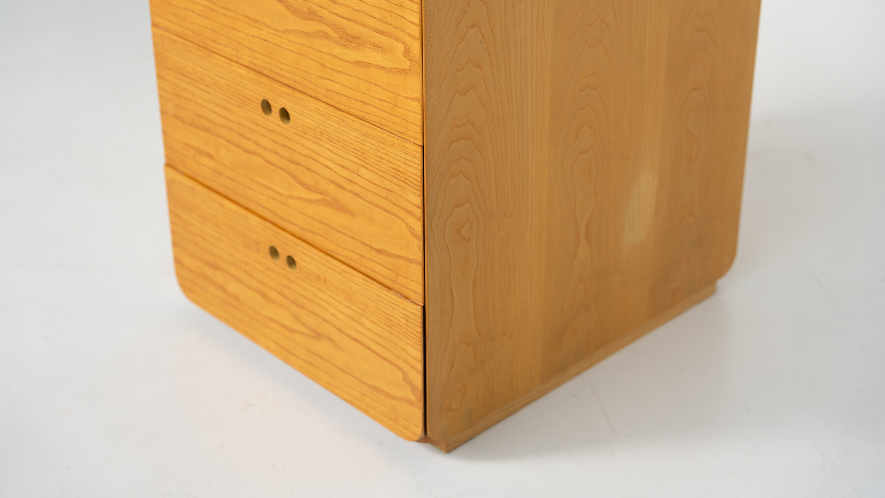 Mid-Century Wooden High Chest of Drawer by Derk Jan de Vries