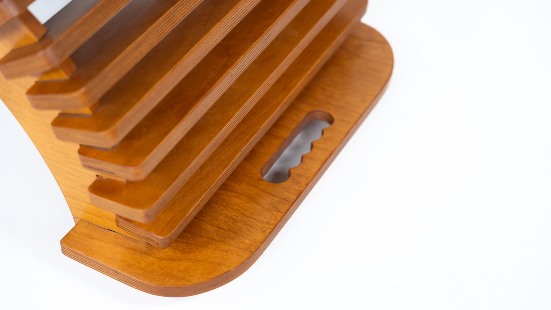 Mid-Century Wooden Lounge Chair, Italy, 1960s