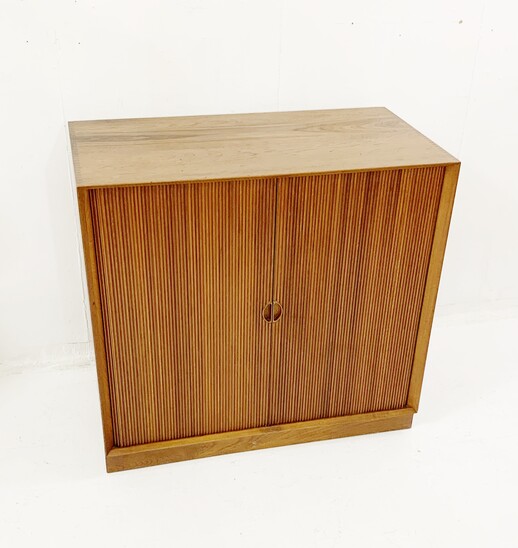 Mid-century wooden shutters cabinet By Peter Hvidt & Molgaard-Nielson John Stuart - Denmark 1960s