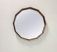 Modern Wooden Mirror, Italy 