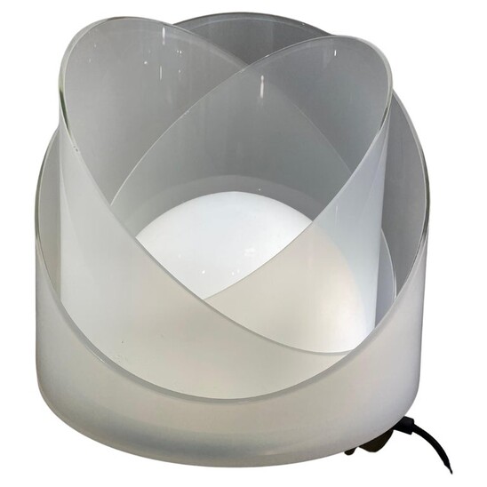 Modulable White Murano Glass Table Lamp by Carlo Nason For Mazzega, 1960s