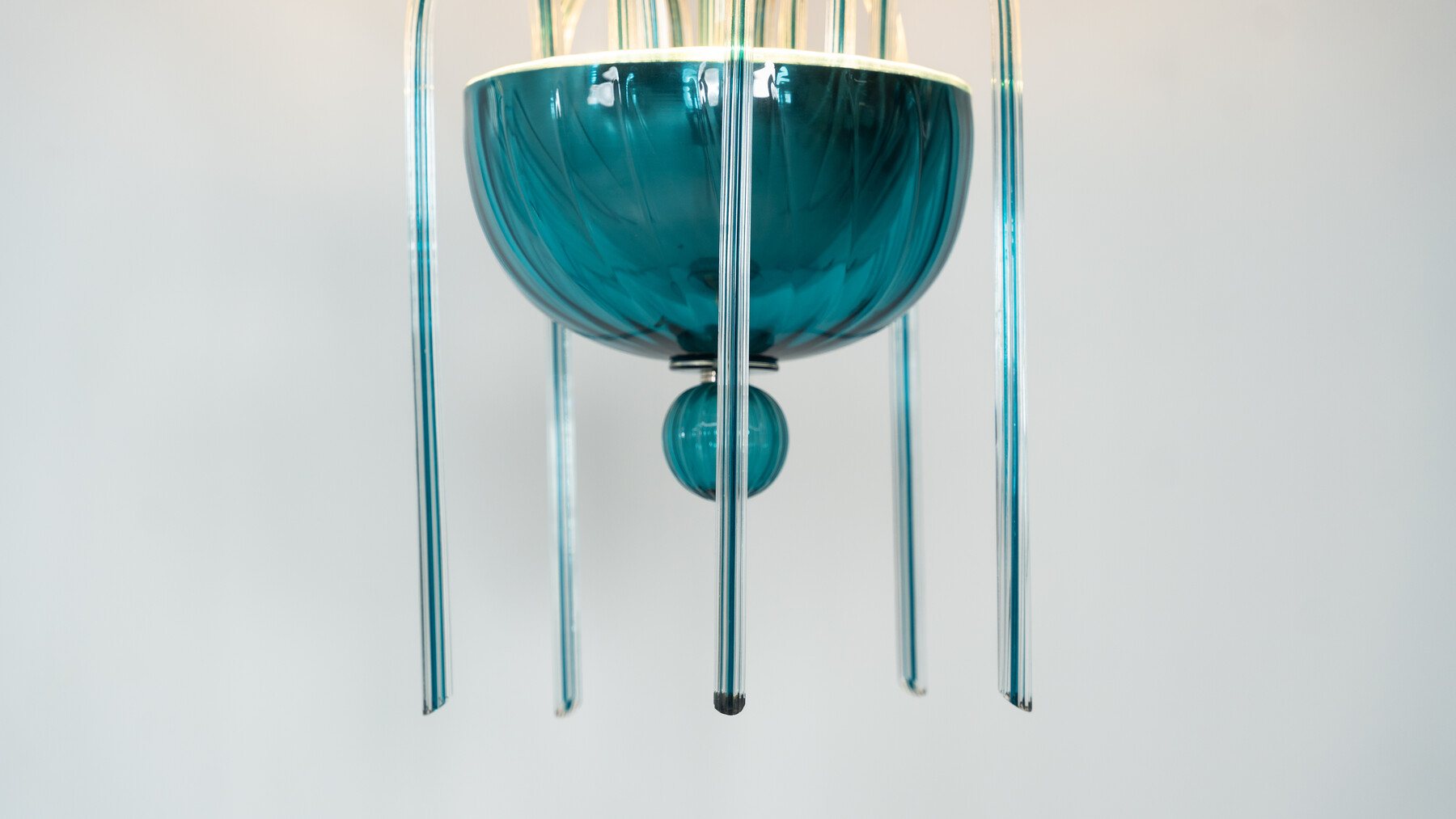 Murano Fountain Chandelier N° 99.35 by Venini, Italy, 1975