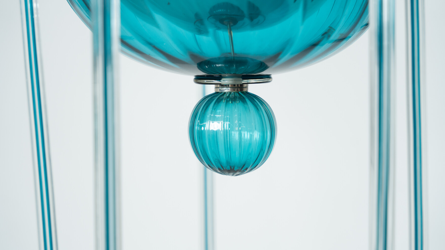 Murano Fountain Chandelier N° 99.35 by Venini, Italy, 1975