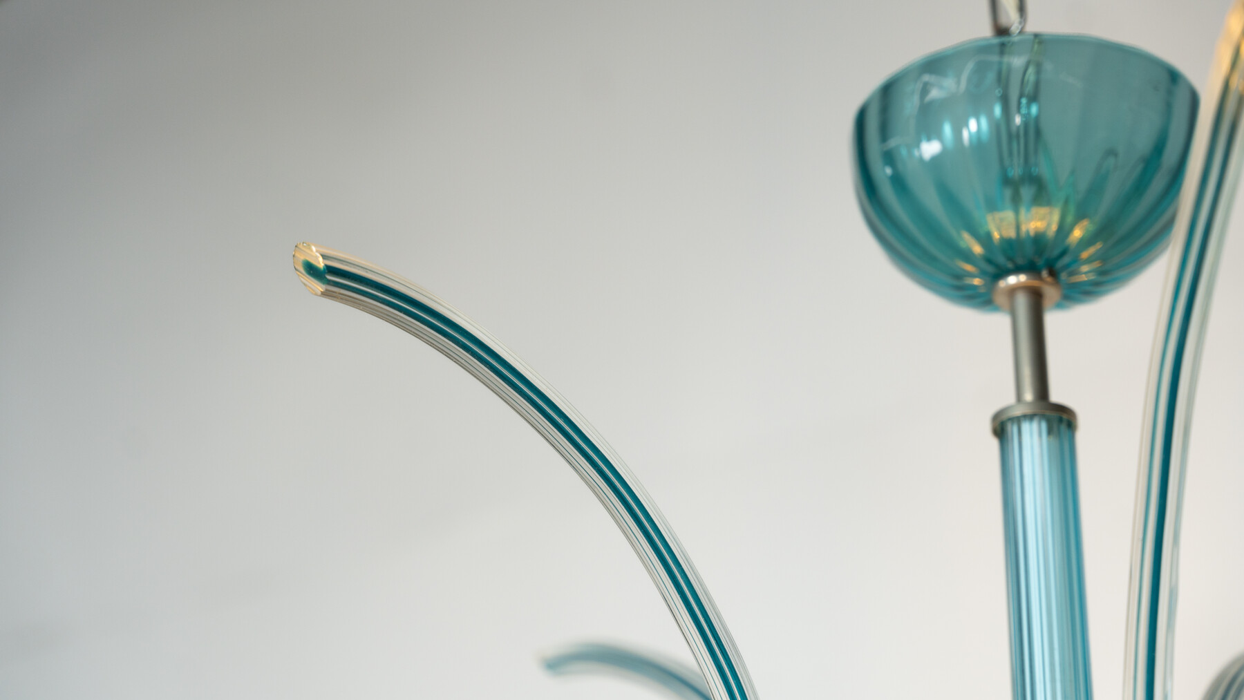 Murano Fountain Chandelier N° 99.35 by Venini, Italy, 1975